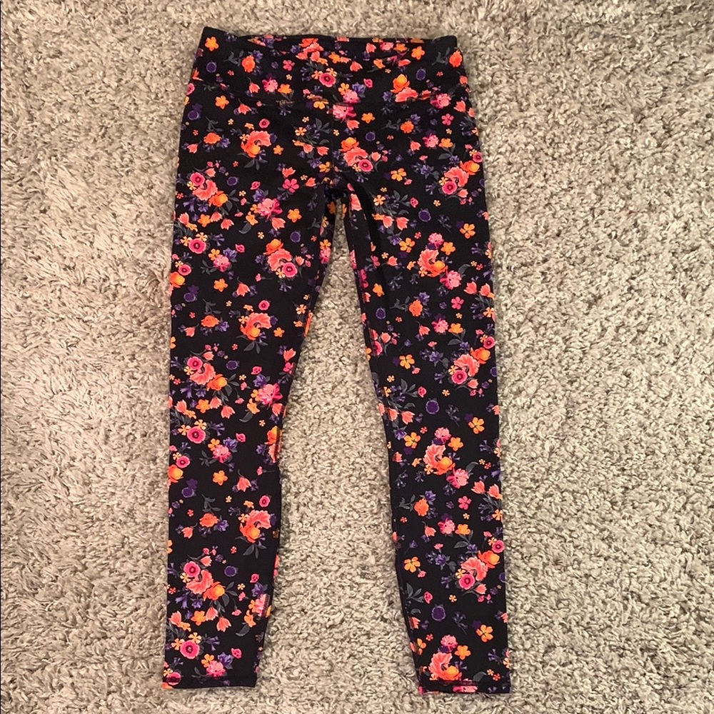 Fabletics Floral Yoga Leggings Size S